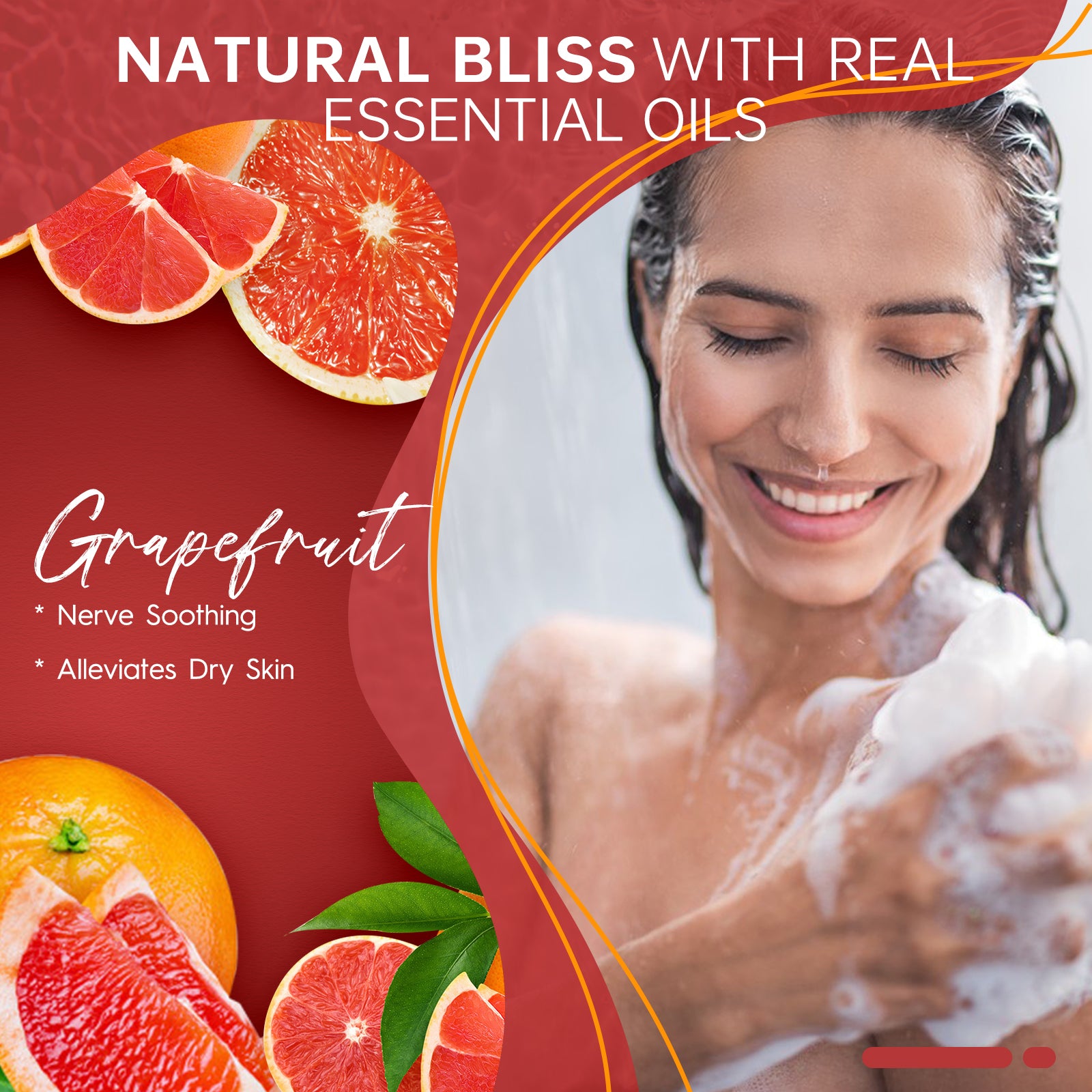 Swcandy Aromatherapy Shower Steamers Gifts Grapefruit 8 Pcs